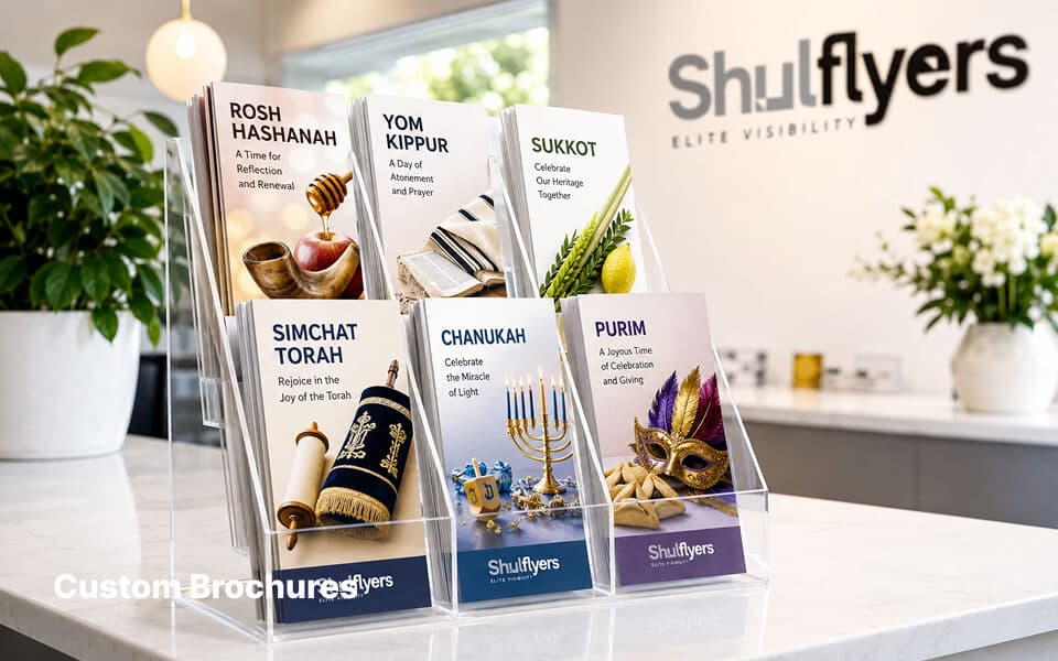 Holiday brochure rack